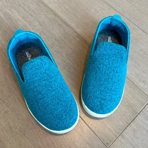 NWOT Allbirds 13T teal wool upper slip on sneaker - Picture 1 of 3